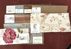 Fabric Upholstery Samples’ Lot Quilting Sewing Handbags Crafts Qty 8 SEE PICS