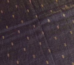 Sushila Vintage Purple Scrap Sari Zari Woven Kanjivaram Pure Tissue Silk Saree