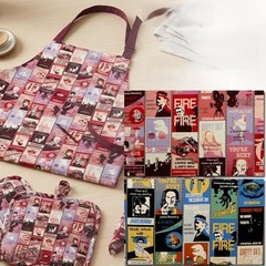 Cinema Film Retro Oxford Cotton Fabric W110cm Made in Japan Sold per 50cm