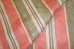 5.66 yds Cotton blend Fabric wide stripe Brick Red Quilt Craft 46″w x 204″ BTP