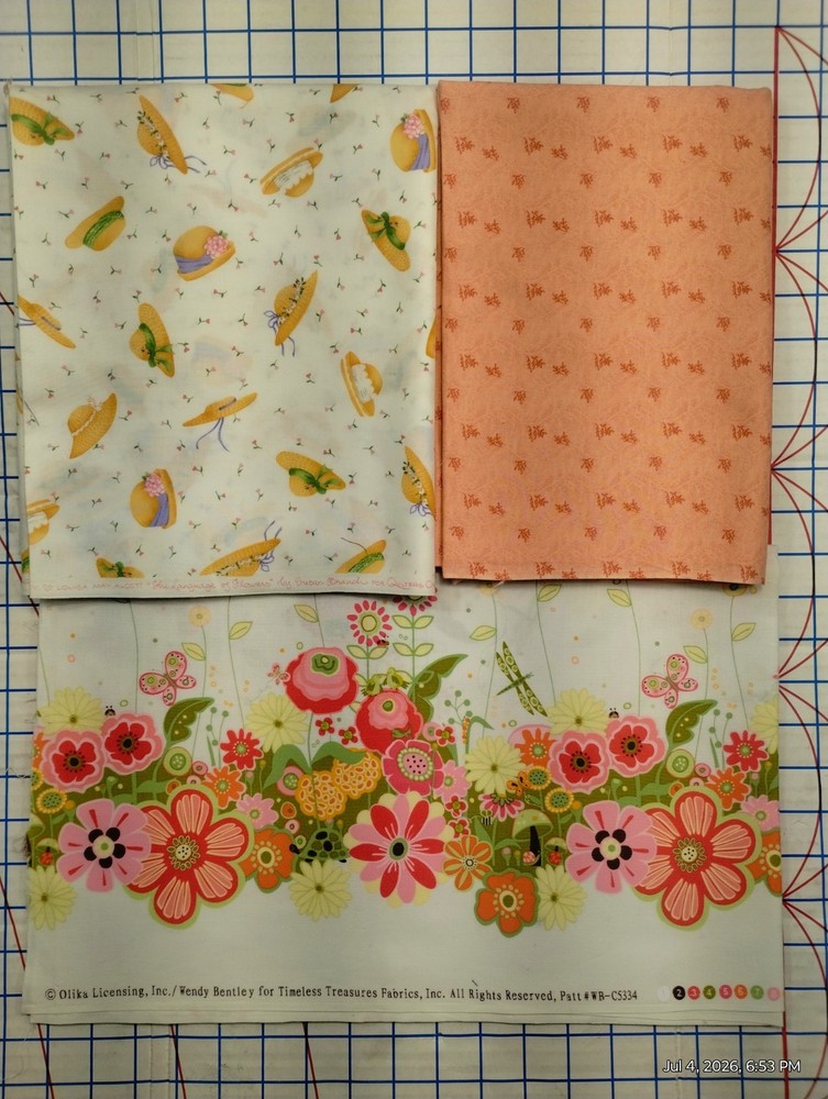 4.5+ Yd Vintage Quilting Fabric Destash Lot – Timeless Treasures Wendy Bentley,