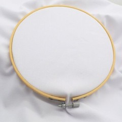 100% Cotton Embroidery Fabric 20x60in White Material for DIY Crafting