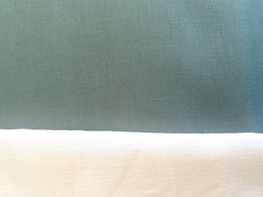 End of Bolt Bargain ! Teal Cotton Linen Blend Fabric 240GSM – 7oz/y2, 5 Yards !