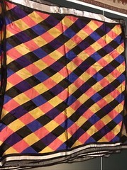 60% Silk 40%Cotton fine Fabric 32” square panel scarf clothings shirt