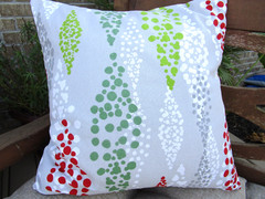 Colorful Christmas Polka Dot Patterned Fabric Holiday Red Green White BTY