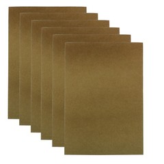 6 Pcs 8 x 12 Inch Felt Sheets for Crafts, 2mm Thick Brown Felt Fabric for Cra…