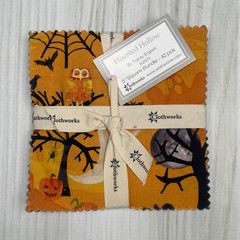 Clothworks Haunted Hollow By Tracey English NEW – 42 Pieces – 5″x5″ Charm Pack