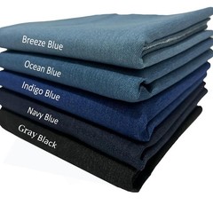 Kiran Collections 1-Yard 9 Oz Navy Blue Denim Fabric Sewing, Crafting