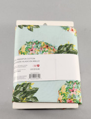 Singer Fabric Ringspun Cotton Blue Pineapple Floral Pattern 2 yards x 60″