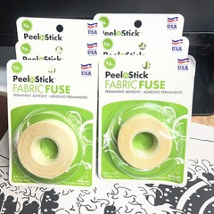 6 Pack Versatile PeelnStick Fabric Fuse 5/8″ x 20 ft Roll – No Sewing