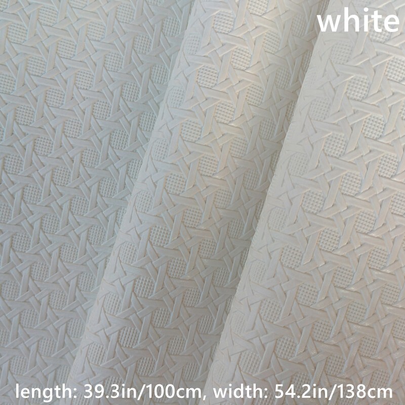 Weaving Pattern PVC Leather Pu Fabric Cloth for Sofa Seat Bags Material DIY