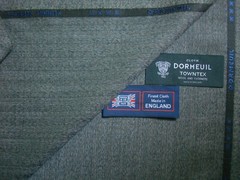 DORMEUIL 95% WOOL + 5% CASHMERE SUITING FABRIC “cashmere TOWNTX” – 3.4 m