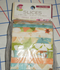 Creative Cuts 24 PCS Premium Fabric 2.5″ x 42″ Slices Stash Builder Retired