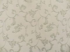 Moonlight Scroll, an allover textured decorator material on linen/rayon blend