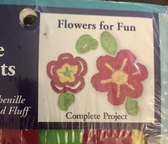 June Tailor Chenille Quick Kits Flowers for Fun Complete Project Craft Kit NEW