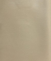 SHIPS FOLDED Vinyl Faux Leather Perforated Light neutral commercial upholstery