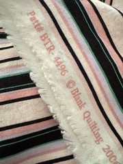Blank Quilting Stripe 100% Cotton Fabric Pink Black Green 1 Yard x 42” Wide