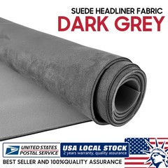 79″x60″ Dark Grey Headliner Fabric Suede Pickup truck roof Liner Sag Upholstery