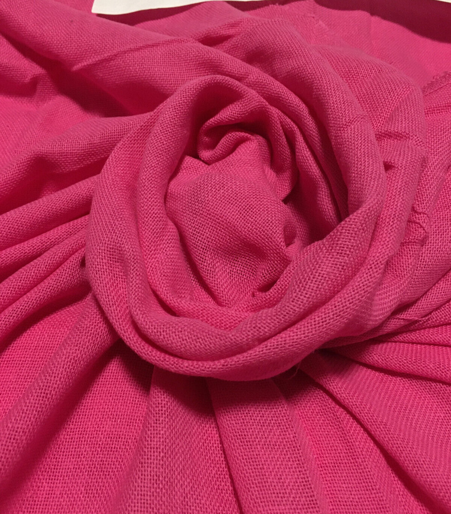 Bright Pink Semi-Sheer Lawn Cotton Fabric. Width 58″. Sold by piece-3 yard (SP9)