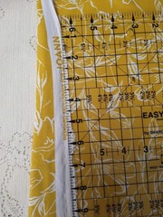 4-Way Stretch Brushed Jersey Knit Fabric Yellow White Floral BTY 36″ x 60″ JoAnn
