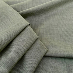 PURE WOOL EARTHY GREY PIN-STRIPE LUXURY TAILORING MADE IN ITALY FOR KITON E121