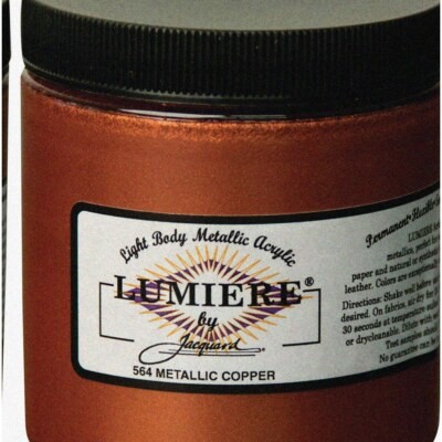 Metallic Copper Fabric Paint 8 oz