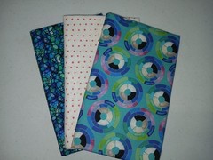 Lot 3 yard Focus Light Dark name brand cotton spring on trend Fabric Cafe look