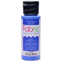 Plaid Fabric Creations Soft Fabric Ink 2oz.-Royal Blue – 3 Pack