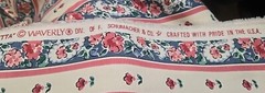 VTG Waverly Fabric Floretta Al Fresco Cotton Decor Upholstery Panel 1.5yds x 59″