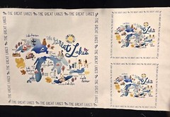 Great Lakes Fabric Panel Full Size, includes 2 small panels, one large