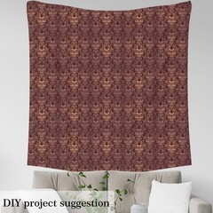 Erosebridal Bohemian Decor Upholstery Fabric 1Yards Jacquard Damask Fabric By