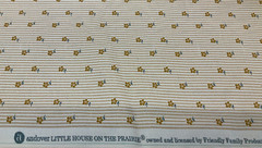 ANDOVER FABRICS- LITTLE HOUSE ON THE PRAIRIE #7956-GOLD – BY THE YARD