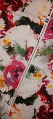 (1 yard 33″) Modern Large Flowers Nice Quality Cotton Fabric Jo Ann Fabrics