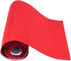 15.7″ x 78.7″ Red Self-Adhesive Felt Fabric Sheet Sticky Jewelry Drawer Box Line