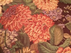 P.KAUFMANN FABRIC DECORATOR WEIGHT FLORAL 180”x 54”