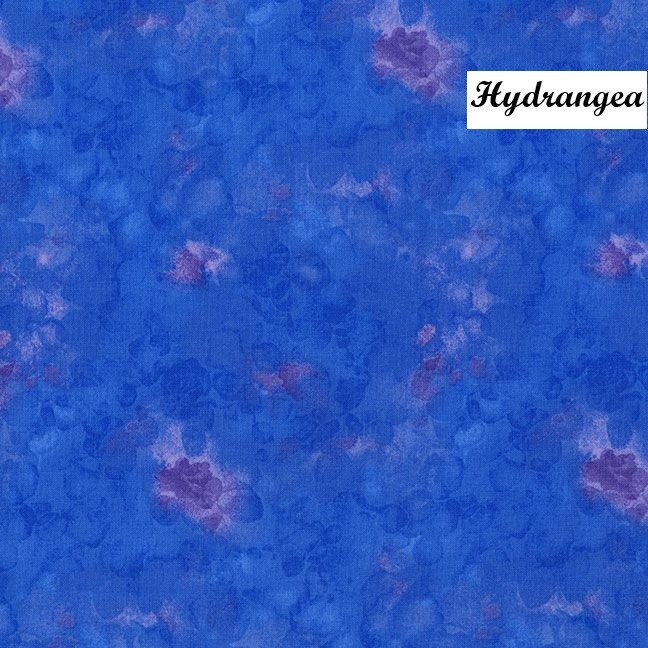 Solid-ish Tone on Tone cotton fabric BTY Timeless Treasures HYDRANGEA Blue Tonal