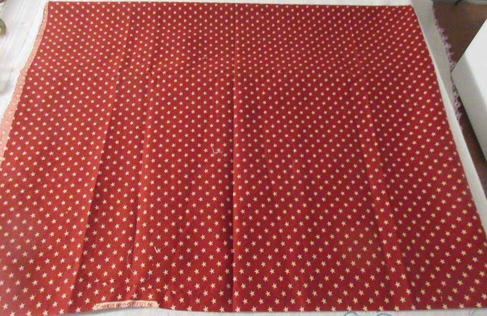 Marcus Brothers Textiles Fabric PATRIOTIC STARS 1+ Yard Deep Red/Rust
