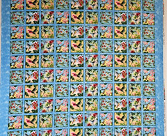 Hummingbird Fabric Elizabeth’s Studio Cotton 39 X 43 Inches