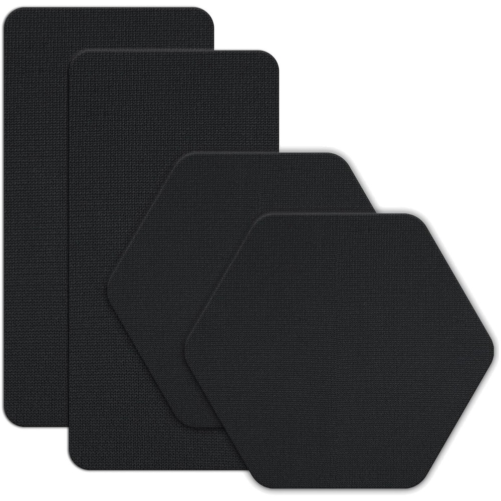 Durable GORE-TEX Fabric Patches: Quick Fix for Jackets & Ski Pants – Black