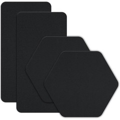 Durable GORE-TEX Fabric Patches: Quick Fix for Jackets & Ski Pants – Black