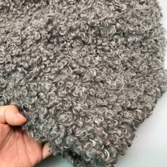 Curly Plush Faux Sherpa Fleece Fabric ry DIY Toy Doll Material 40 45CM