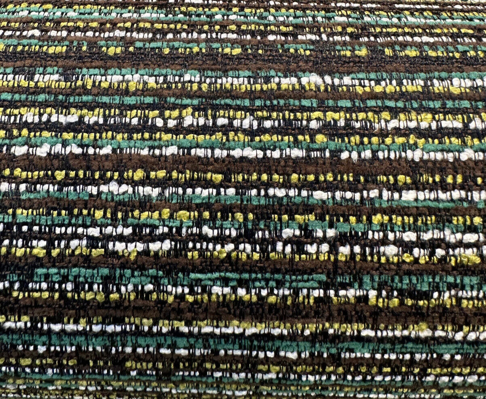 Hollywood Stripe Jamaica Green Valdese Chenille Upholstery Fabric By The Yard