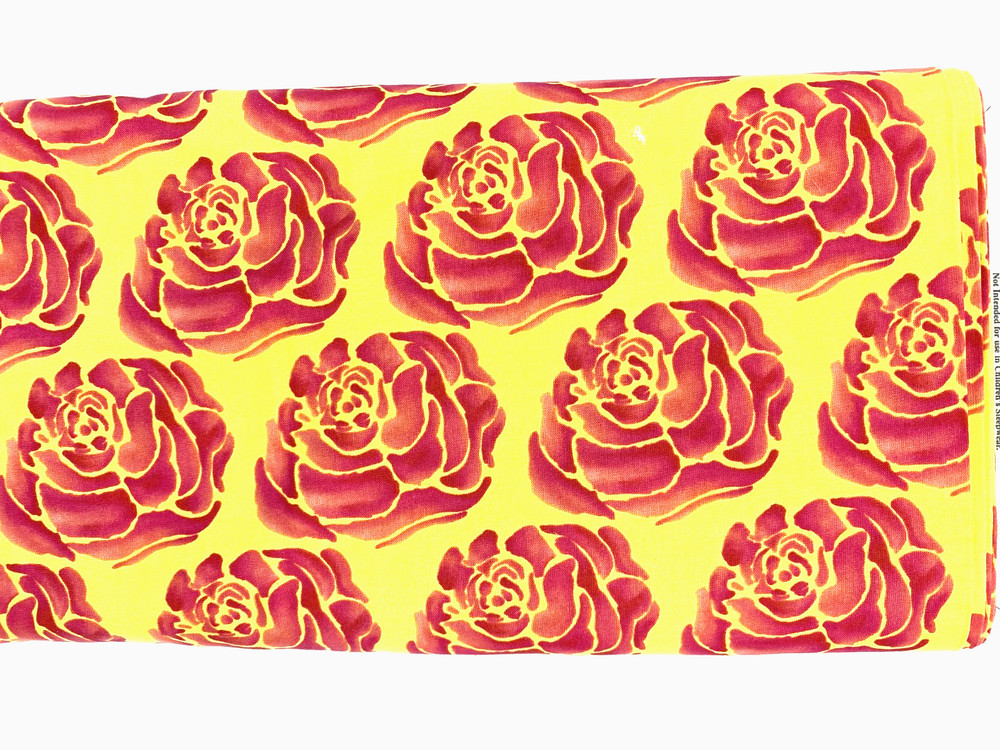 Cabbage Rose Quilt Fabric Print by Tina Givens for Westminster Fibers