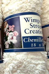 Chenille 18×30 Wimpole Street Creations Lot of 3 Cream Sewing Crafts Doll Quilt