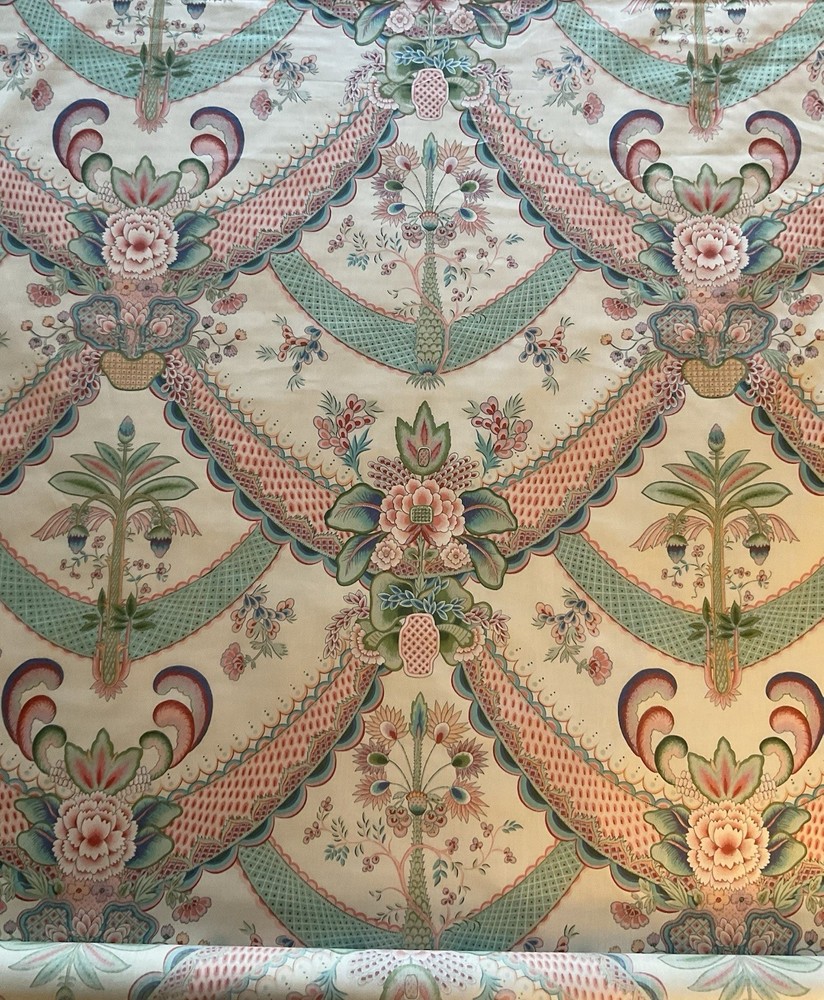 Vintage P Kaufman Passage To India High-End Decorator Upholstery Fabric 5+ Yards