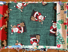 26 Christmas Holiday Cotton Fabric Strips Quilting Scraps Remnants Crafts