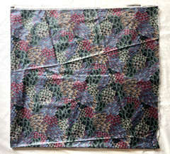 Vtg Stanley King Studio Soil & Stain Repeller Screen Print Floral Fabric 59×56″