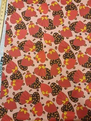 FQ (18″ x 22) Valentines Cotton Fabric Chocolate Candy Box Cranston 2008