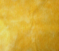 Wavy Stripe Print BTY Fabric Traditions Tonal Bright Orange / Yellow FLAWS