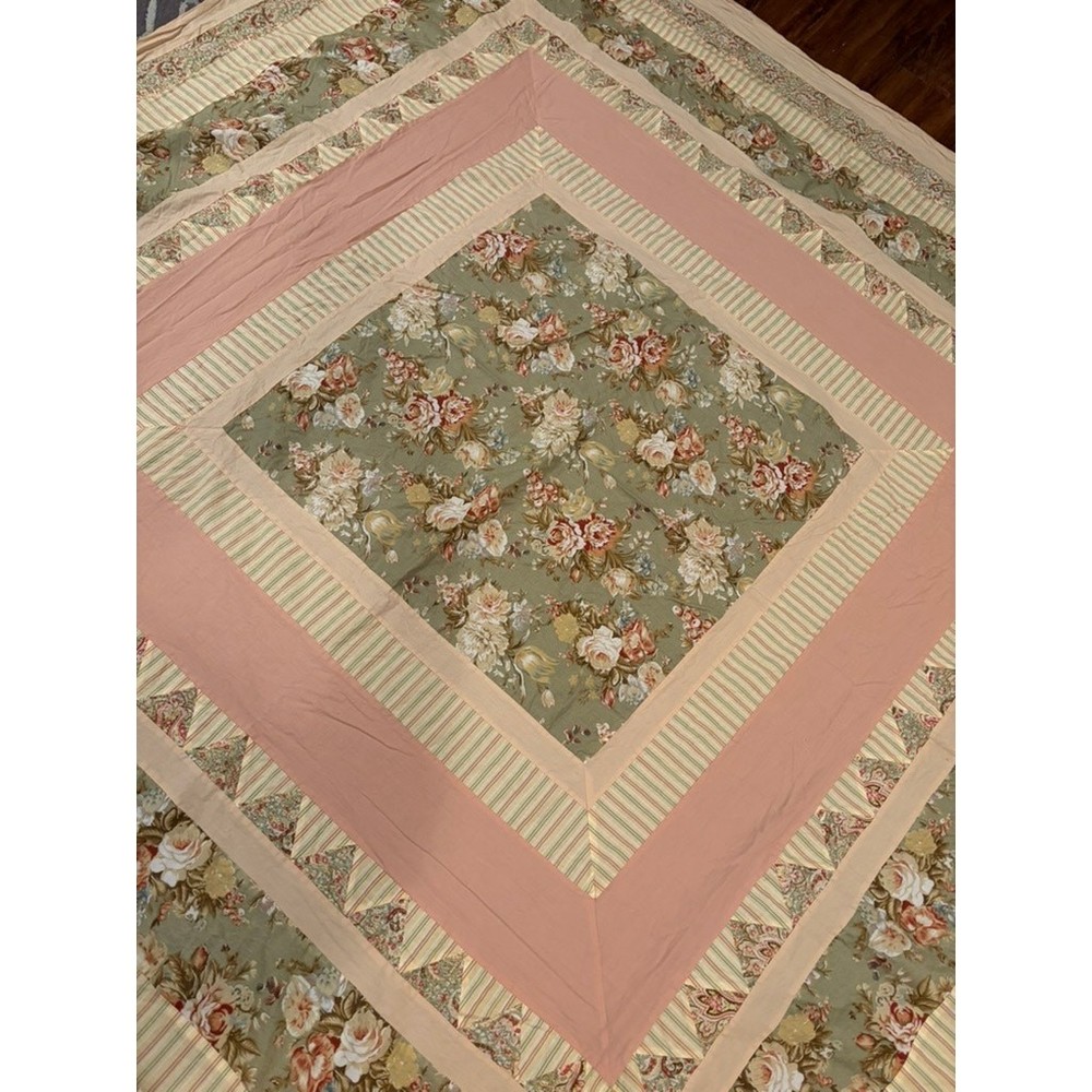 Cottage chic quilt top | unfinished quilt top